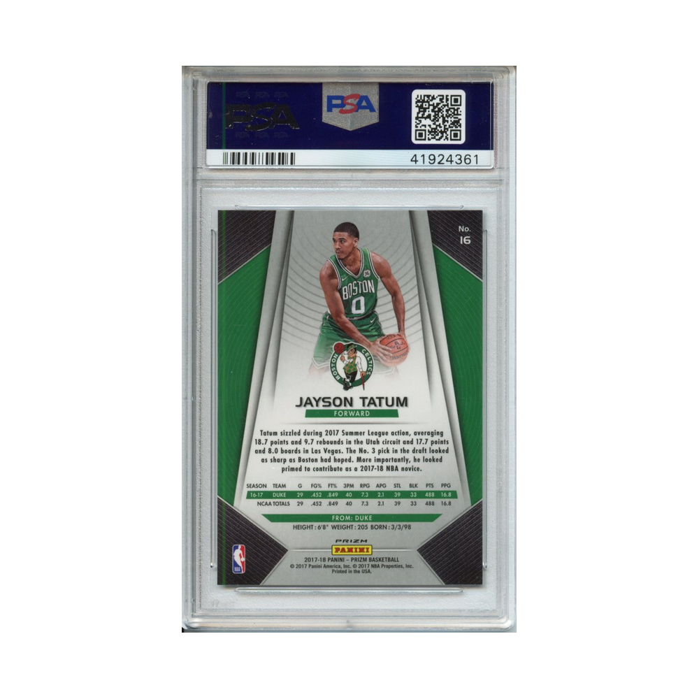 Jayson-Tatum-Silver-Prizm-2017-Panini-Prizm-PSA-10-Rückseite