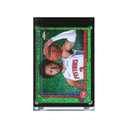 Cade-Cunningham-Green-Speckle-/99-2025-Topps-Chrome-Vorderseite