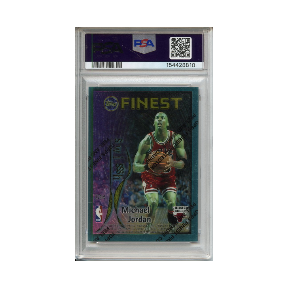 Scottie-Pippen/-Michael-Jordan-Dish-and-Wish--W/Coating-1995-Finest-PSA-7-Rückseite