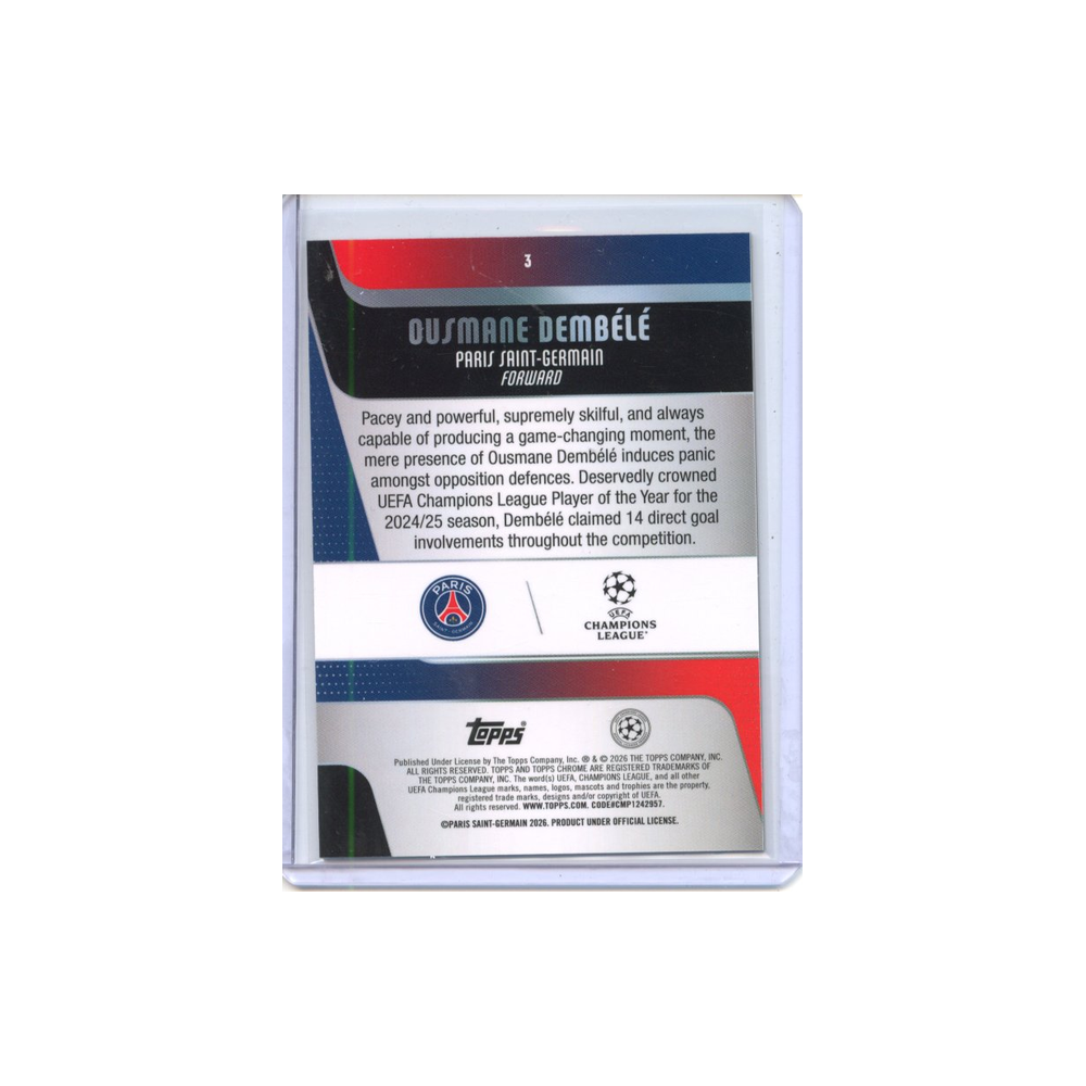 Ousmane-Dembele-Gold-Geometric-/50-2025-Topps-Chrome-Rückseite