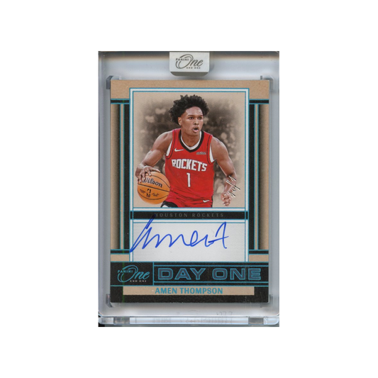 Amen-Thompson-Autograph-Day-One-1/1-2024-One-and-One-Vorderseite