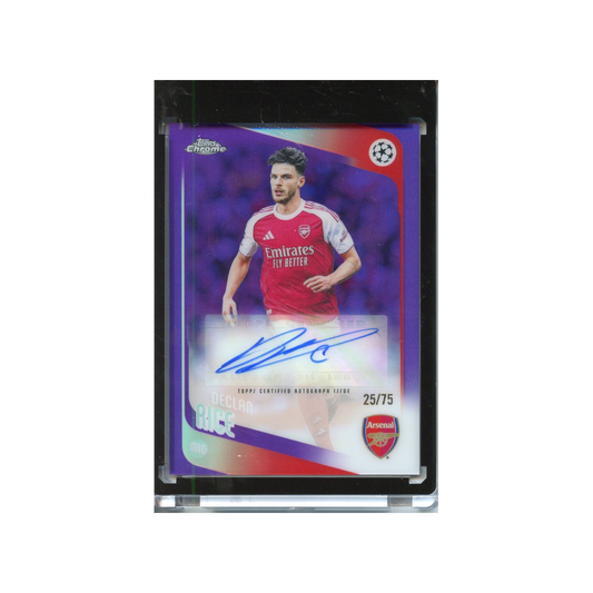 Declan-Rice-Autograph-Purple-/75-2025-Topps-Chrome-Vorderseite