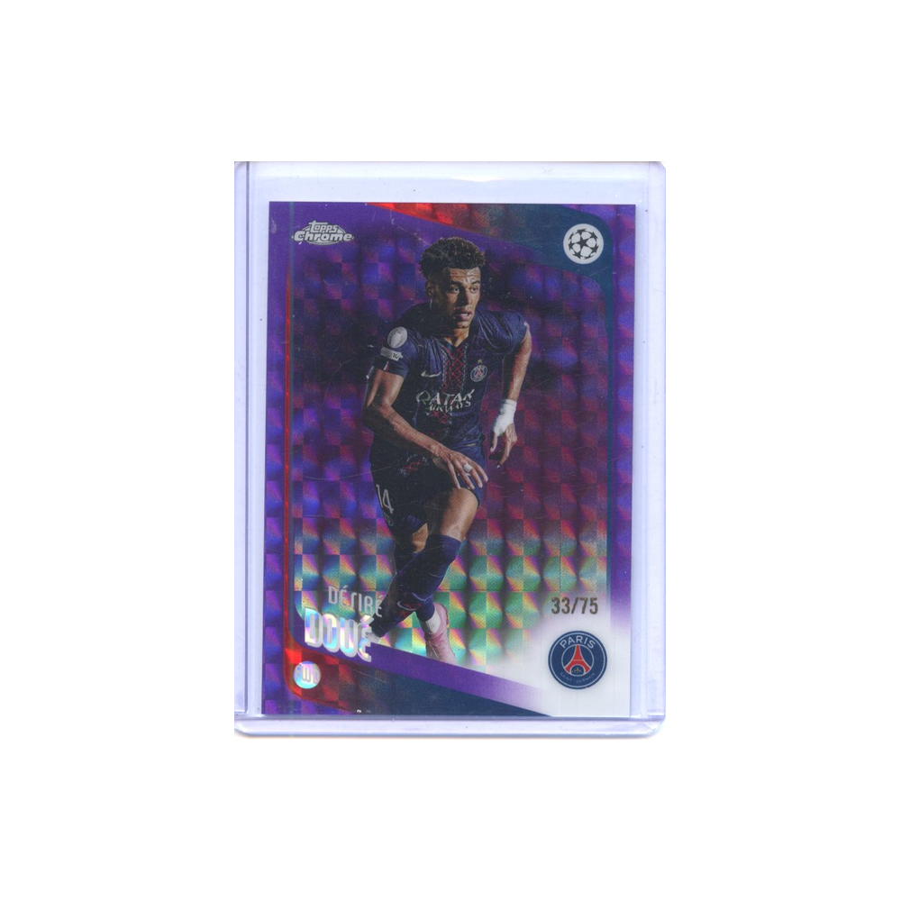 Desire-Doue-Purple-Geometric-/75-2025-Topps-Chrome-Vorderseite
