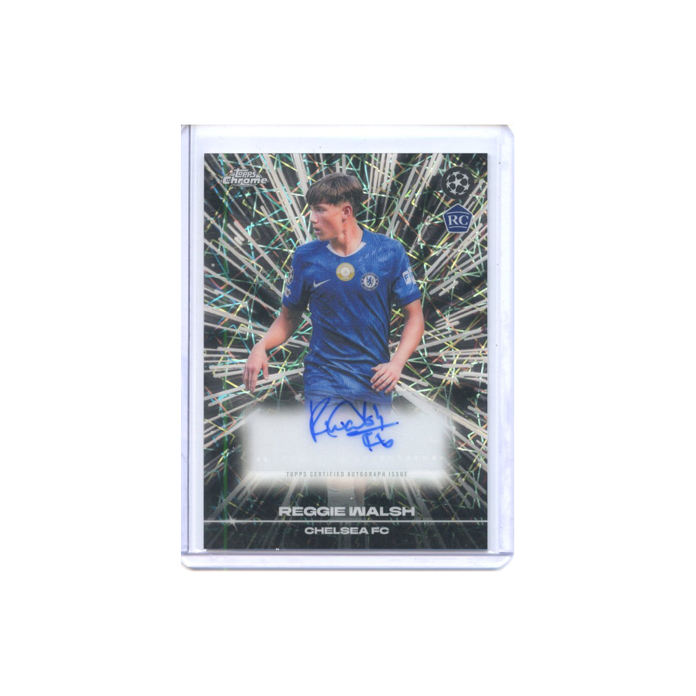 Reggie-Walsh-Autograph-Black-Lazer-2025-Topps-Chrome-Vorderseite