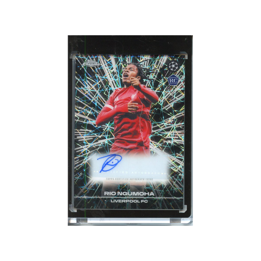 Rio-Ngumoha-Autograph-Black-Lazer-2025-Topps-Chrome-Vorderseite