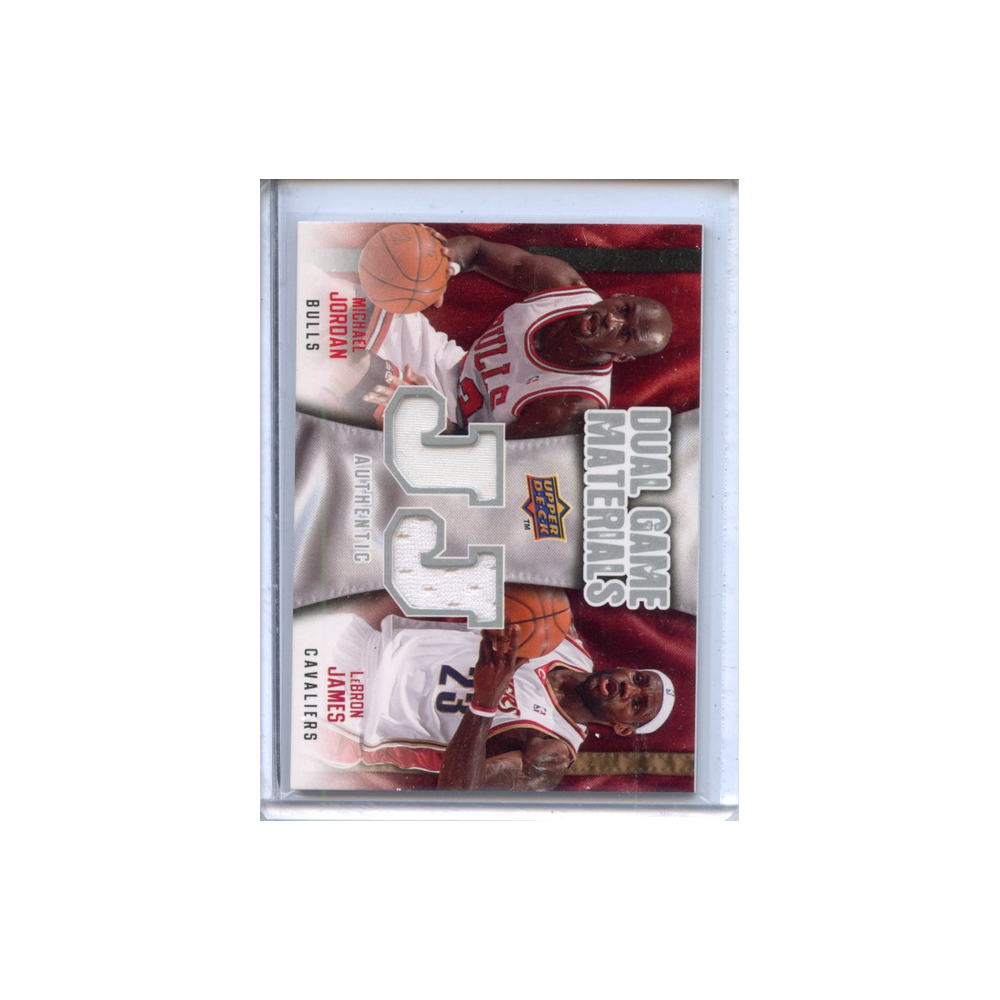 Michael-Jordan/-Lebron-James-Dual-Game-Materials-2009-Upper-Deck-Vorderseite