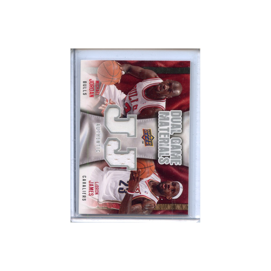 Michael-Jordan/-Lebron-James-Dual-Game-Materials-2009-Upper-Deck-Vorderseite