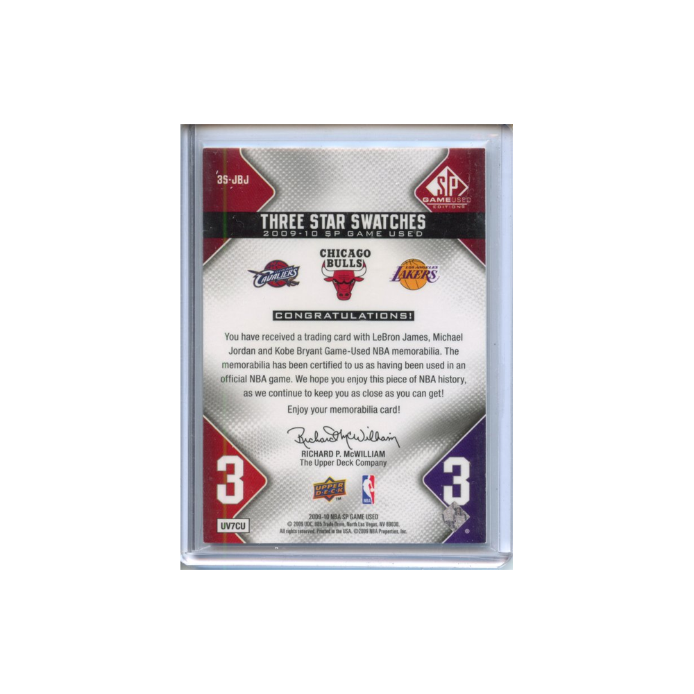 Lebron-James/-Michael-Jordan/-Kobe-Bryant-3-Star-Swatches-/299-2009-SP-Game-Used-Rückseite