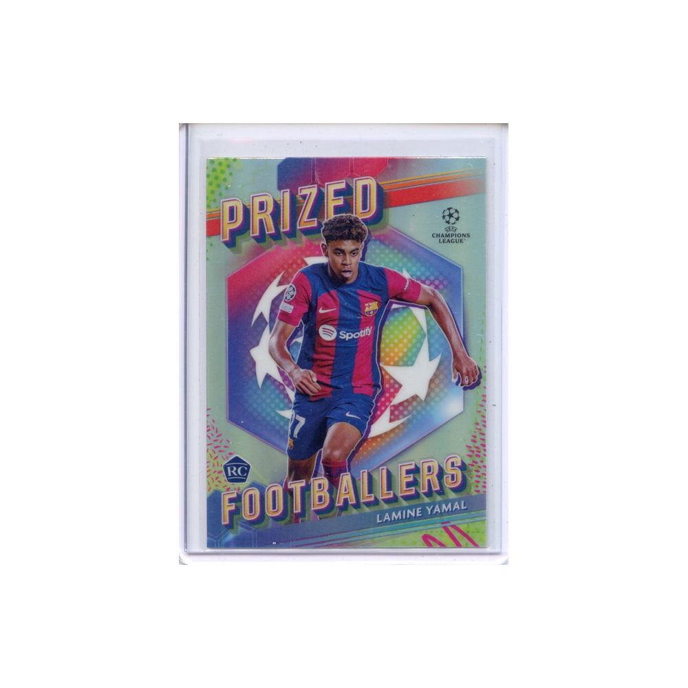 Lamine-Yamal-Prized-Footballers-2023-Topps-Vorderseite