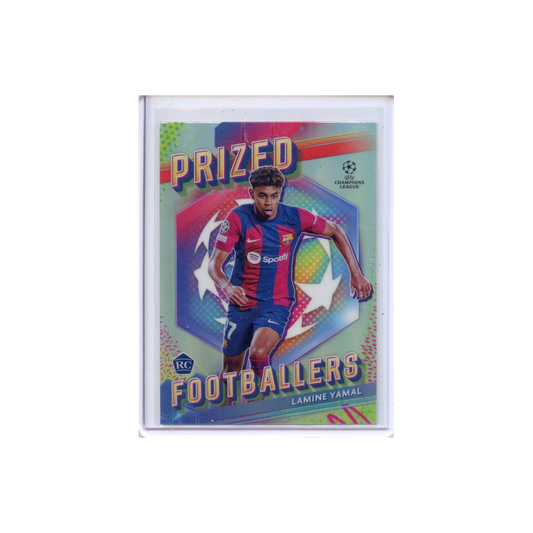 Lamine-Yamal-Prized-Footballers-2023-Topps-Vorderseite
