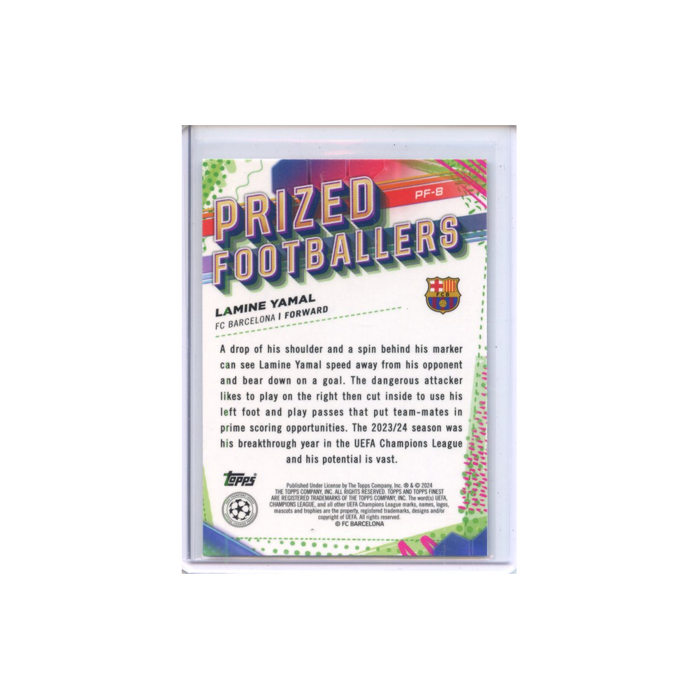Lamine-Yamal-Prized-Footballers-2023-Topps-Rückseite