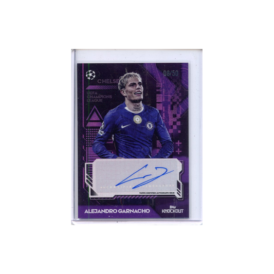 Alejandro-Garnacho-Autograph-Knockout-/50-2025-Topps-Vorderseite