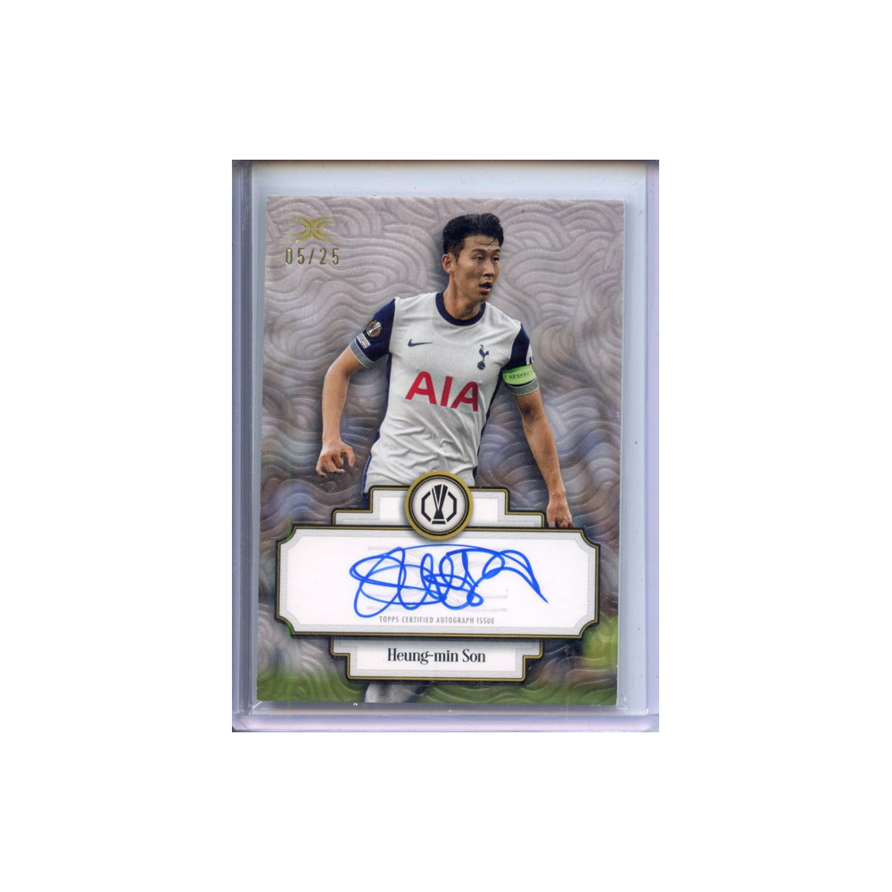 Heung-Min-Son-Autograph-Definitive-/25-2024-Topps-Vorderseite