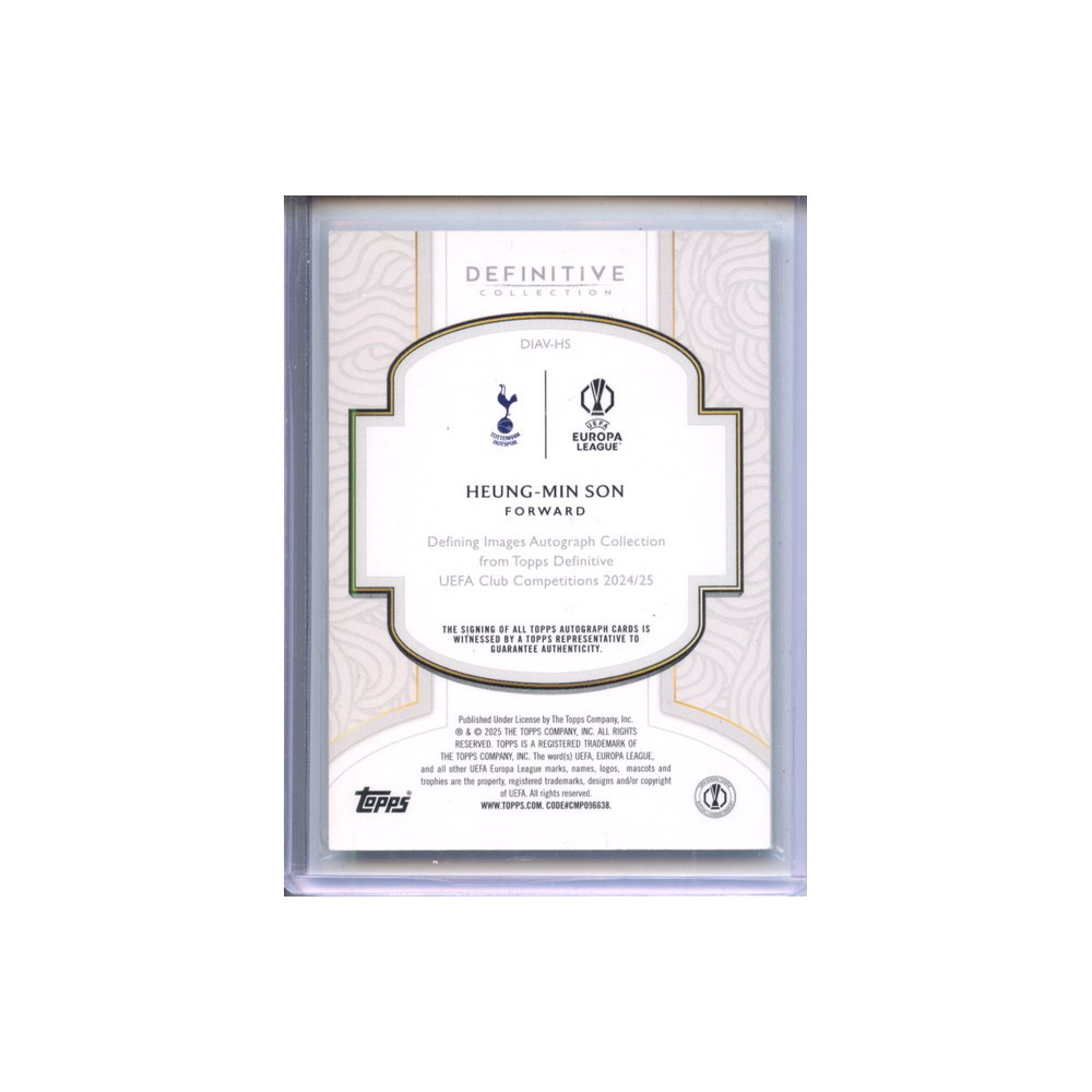 Heung-Min-Son-Autograph-Definitive-/25-2024-Topps-Rückseite