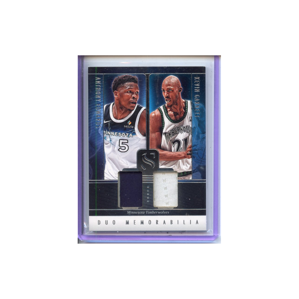 Anthony-Edwards/-Kevin-Garnett-Dual-Memorabilia-2024-Silhouette-Vorderseite