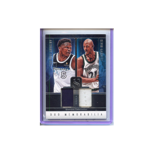 Anthony-Edwards/-Kevin-Garnett-Dual-Memorabilia-2024-Silhouette-Vorderseite