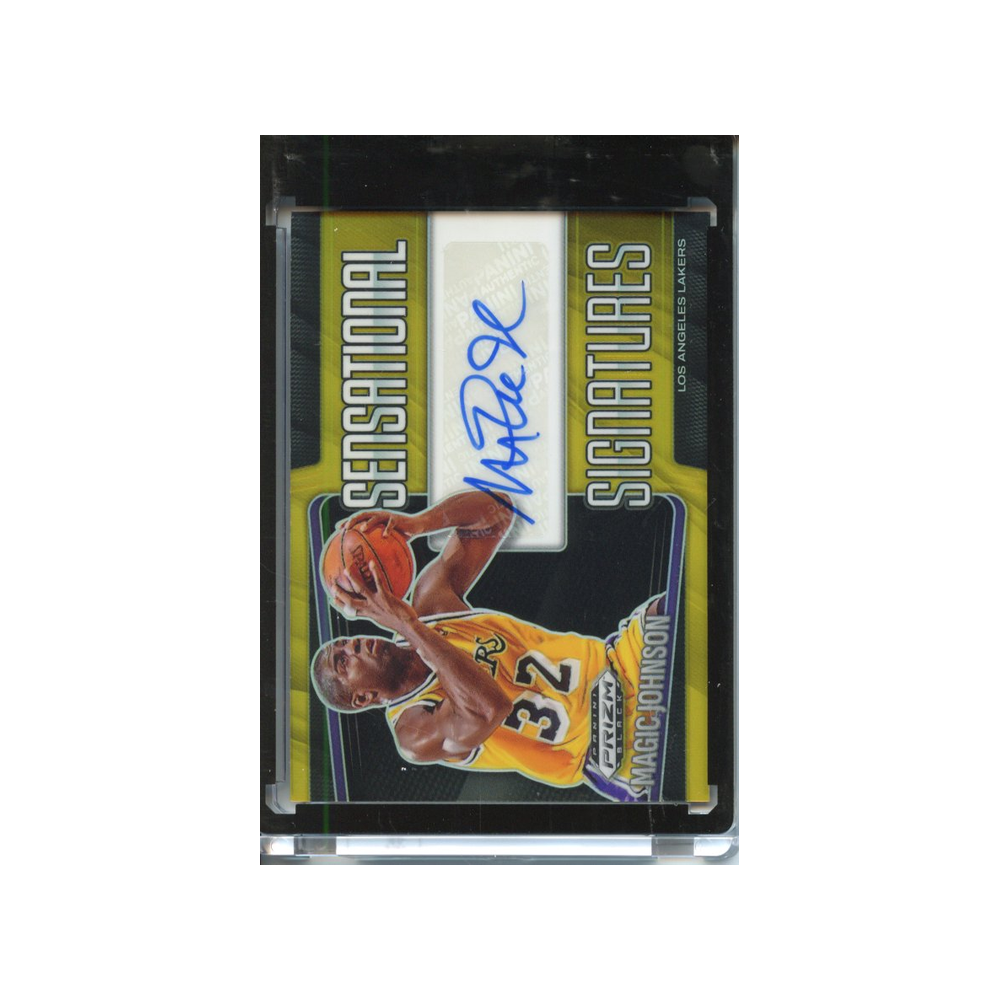 Magic-Johnson-Gold-Sensational-Signatures-2024-Prizm-Black-Vorderseite