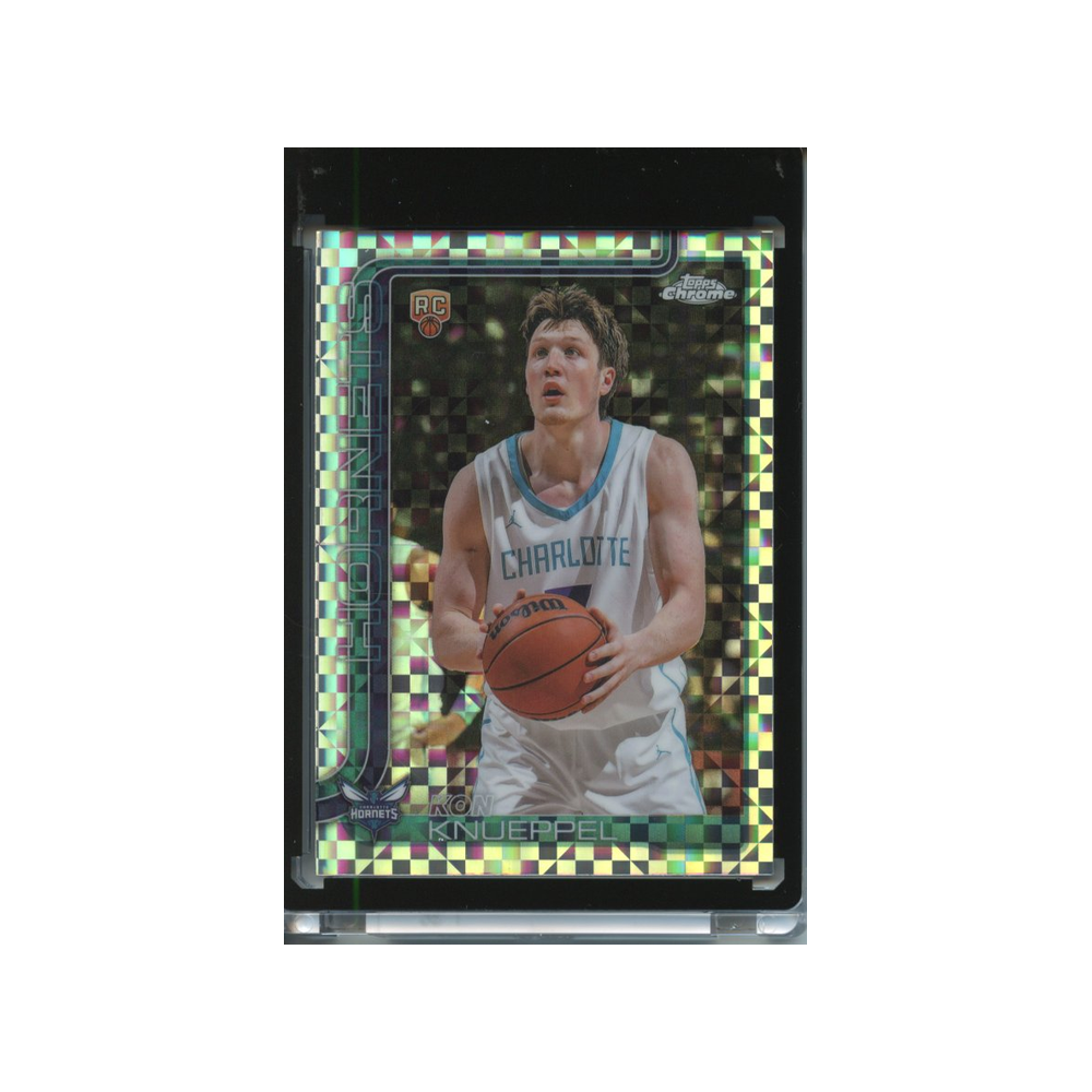 Kon-Knueppel-X-Fractor-2025-Topps-Chrome-#1-Vorderseite