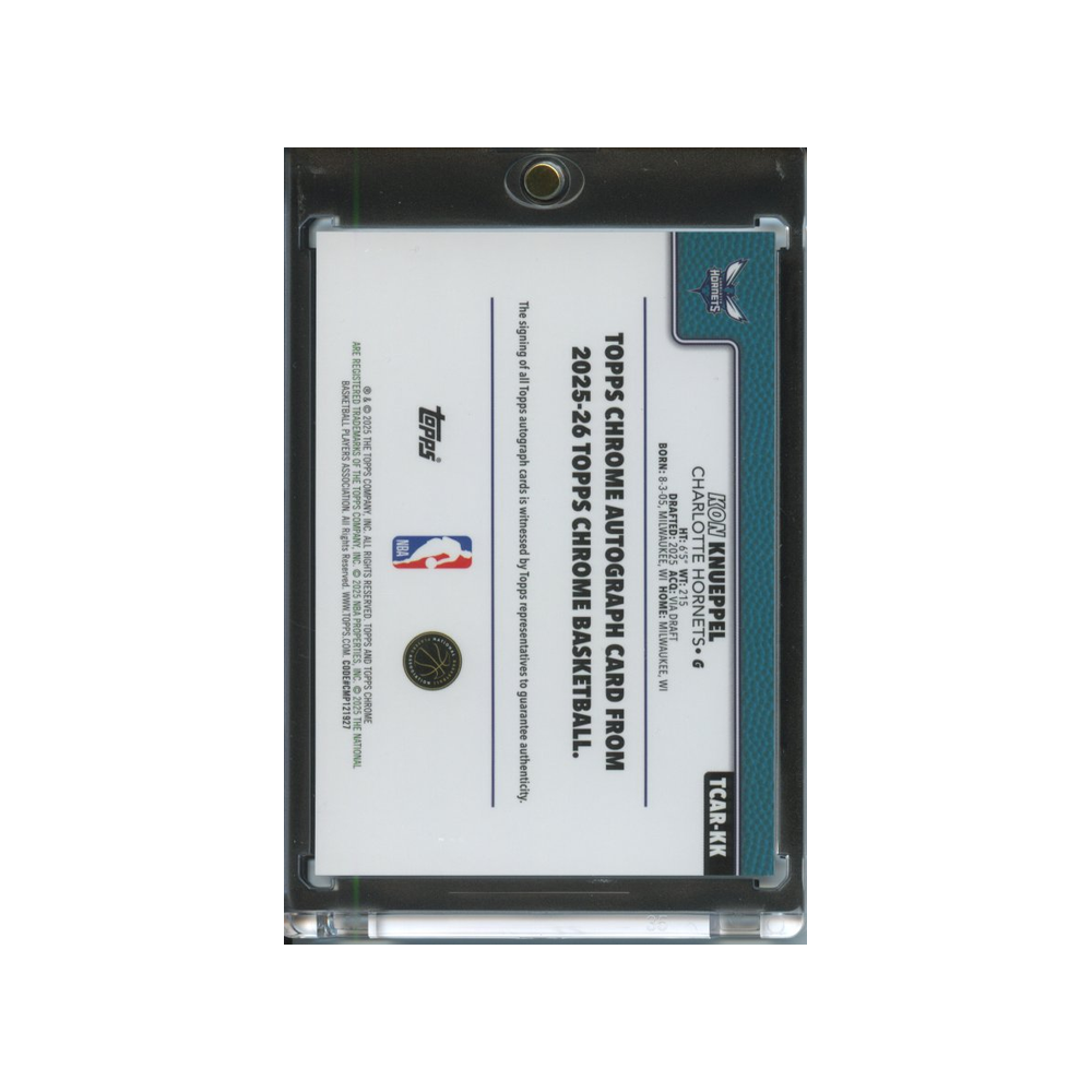 Kon-Knueppel-Autograph-Base-2025-Topps-Chrome-Rückseite