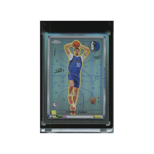 Cooper-Flagg-X'S-&-WHOA'S-Refractor-2025-Topps-Chrome-Vorderseite