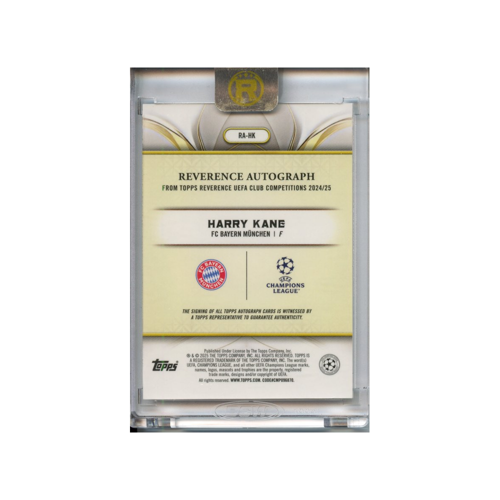 Harry-Kane-Reverence-Autograph-/75-2024-Topps-Rückseite