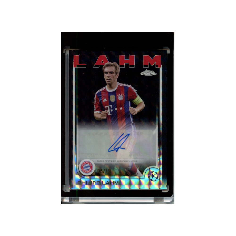 Philipp-Lahm-Autograph-Black-Geometric-/10-2024-Topps-Chrome-Vorderseite