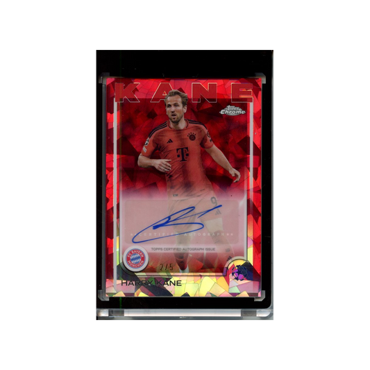Harry-Kane-Autograph-Red-/5-2024-Topps-Chrome-Sapphire-Vorderseite