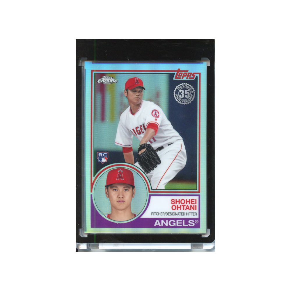 Shohei-Ohtani-35-Anniversary-2018-Topps-Chrome-Vorderseite
