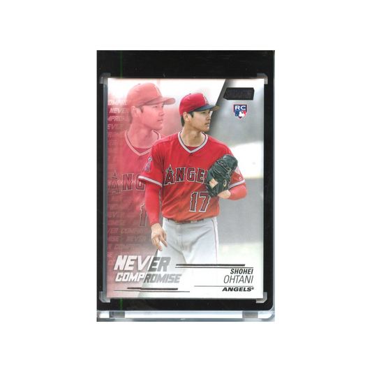 Shohei-Ohtani-Never-Compromise-2018-Stadium-Club-Vorderseite