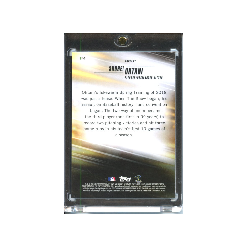 Shohei-Ohtani-Freshman-Flash-2018-Topps-Chrome-Rückseite