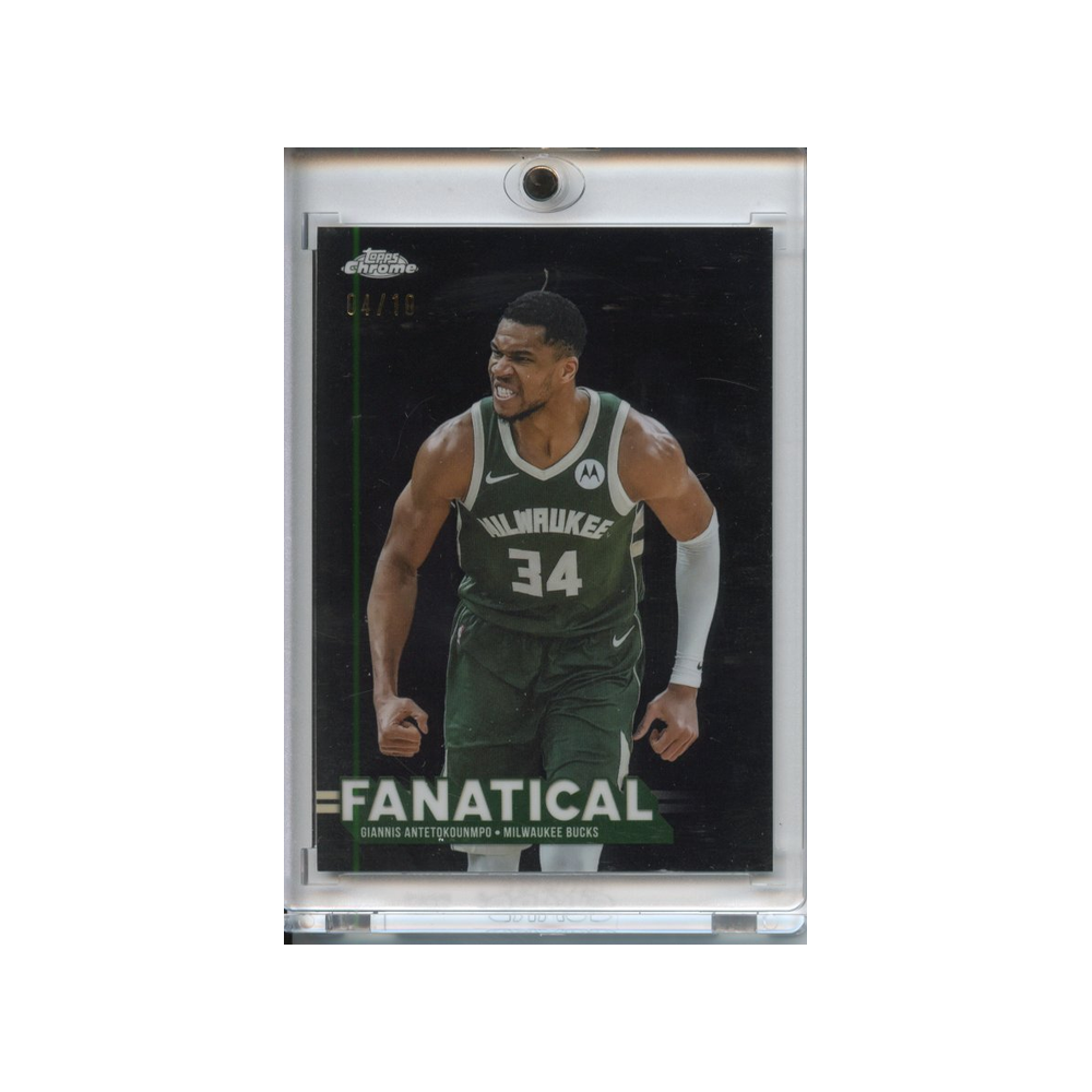 Giannis-Antetokounmpo-Fanatical-Black-/10-2025-Topps-Chrome-Vorderseite