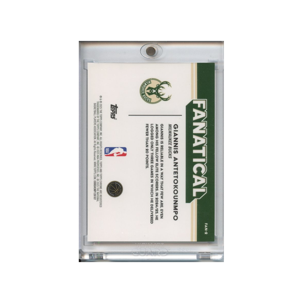 Giannis-Antetokounmpo-Fanatical-Black-/10-2025-Topps-Chrome-Rückseite