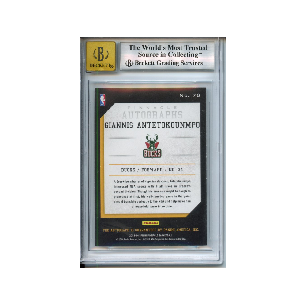 Giannis-Antetokounmpo-Autographs-2013-14-Pinnacle-Rückseite