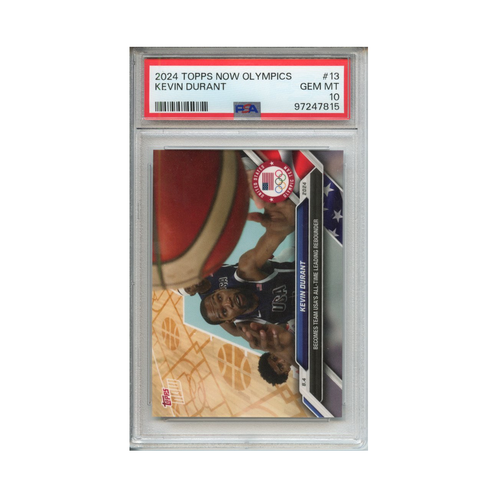 Kevin-Durant-2024-Topps-Now-Olympics-#2-PSA-10-Vorderseite