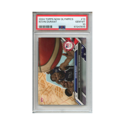 Kevin-Durant-2024-Topps-Now-Olympics-#2-PSA-10-Vorderseite