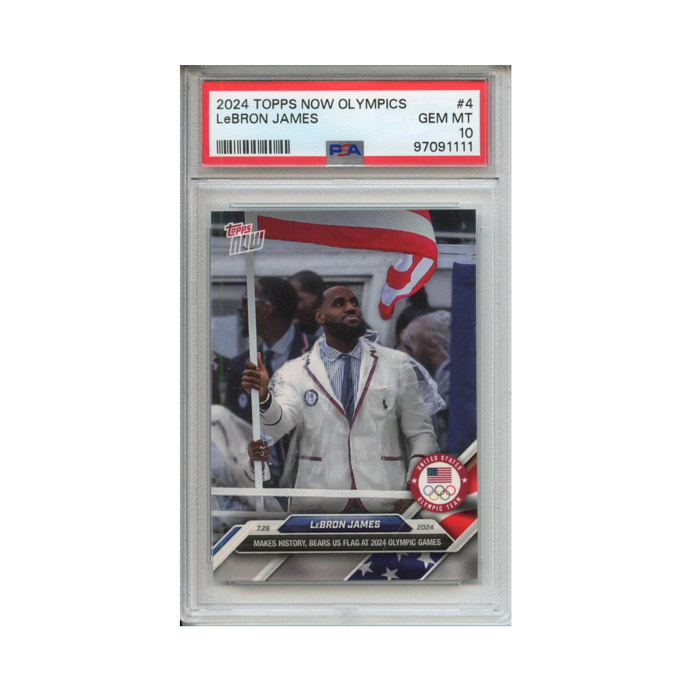 Lebron-James-2024-Topps-Now-Olympics-#2-PSA-10-Vorderseite