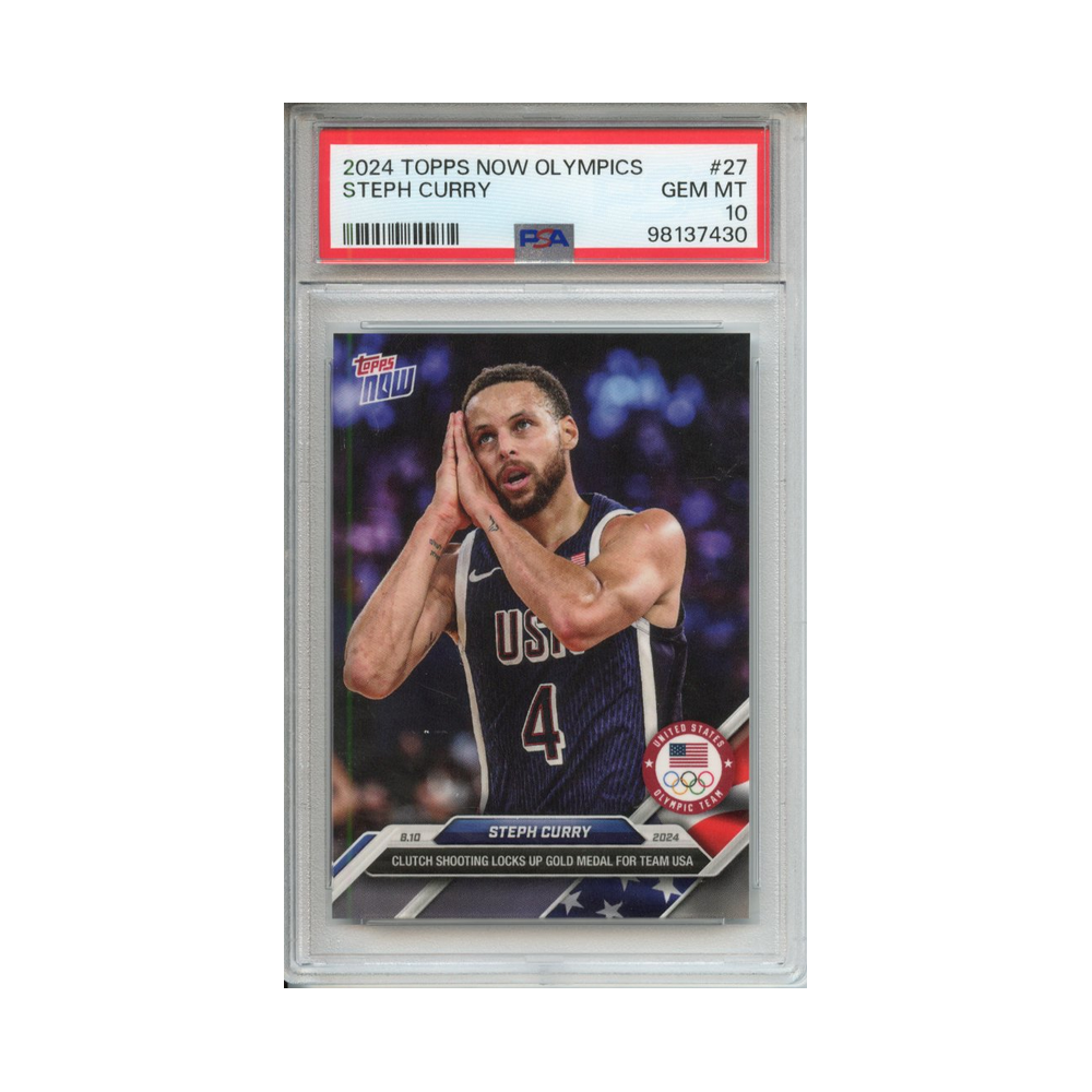 Steph-Curry-2024-Topps-Now-Olympics-#2-PSA-10-Vorderseite