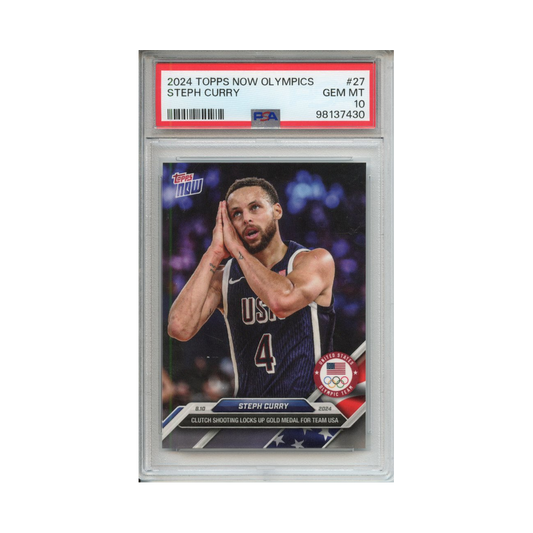 Steph-Curry-2024-Topps-Now-Olympics-#2-PSA-10-Vorderseite