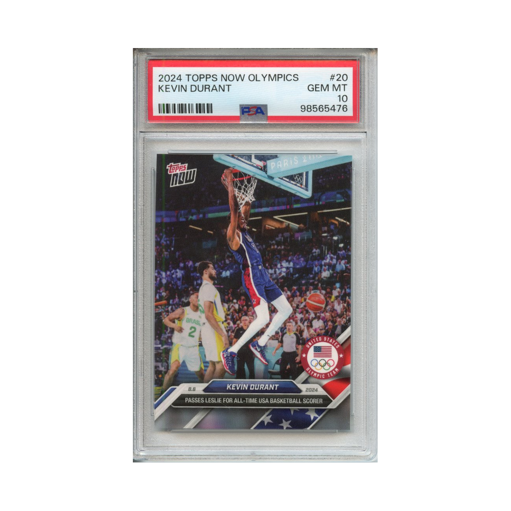 Kevin-Durant-2024-Topps-Now-Olympics-#3-PSA-10-Vorderseite
