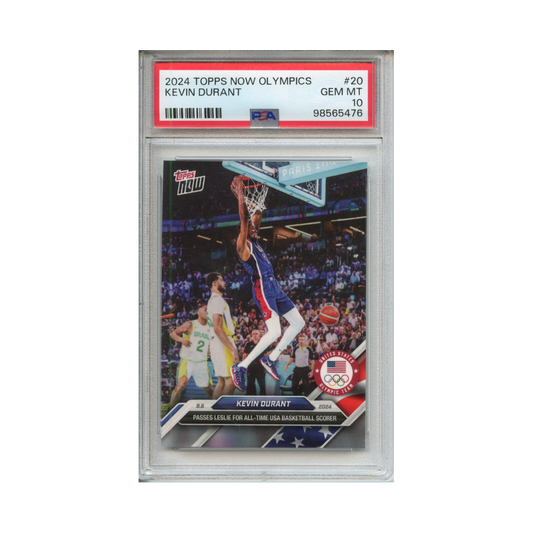 Kevin-Durant-2024-Topps-Now-Olympics-#3-PSA-10-Vorderseite