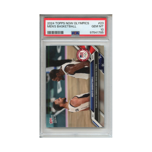 Men's-Basketball-2024-Topps-Now-Olympics-PSA-10-Vorderseite