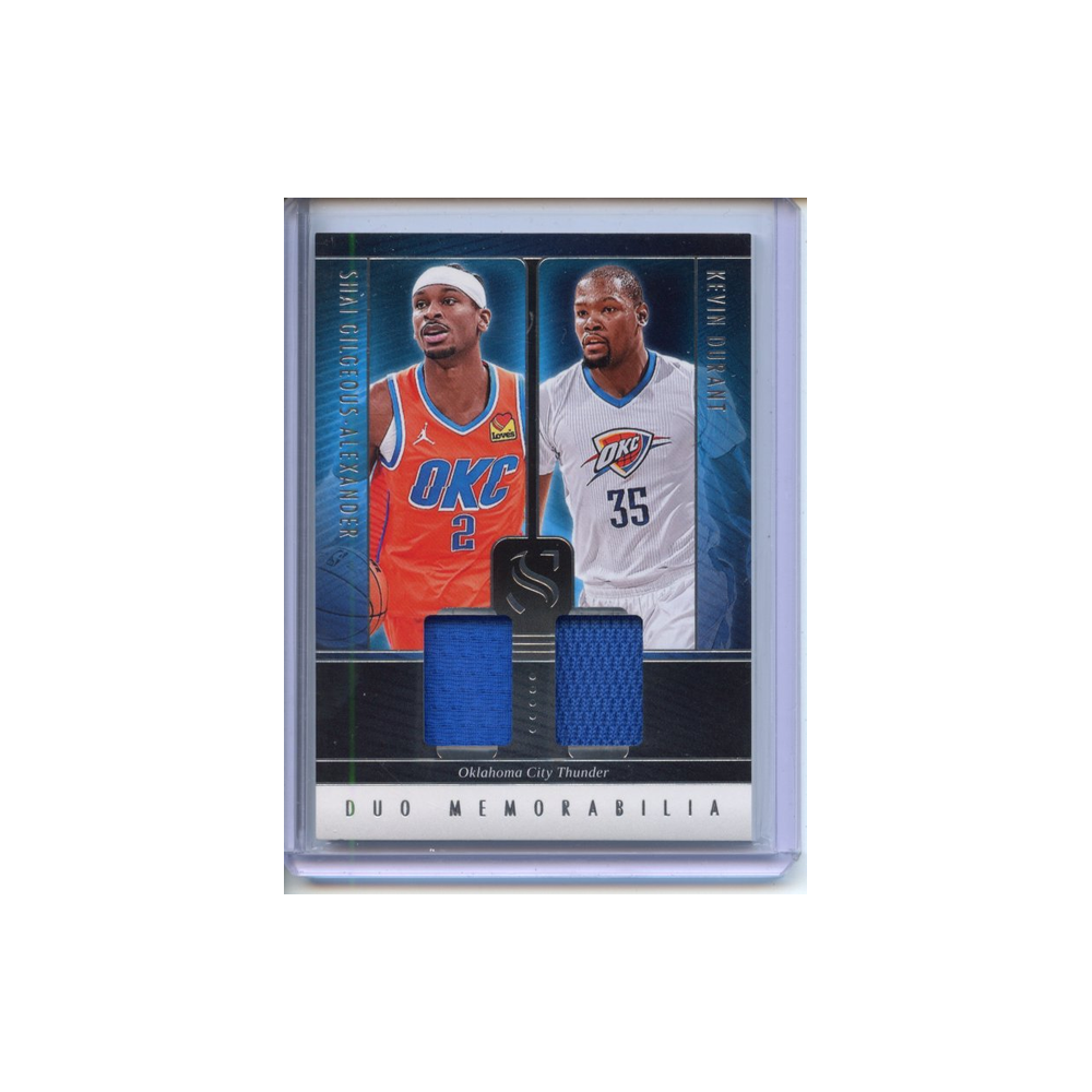 Shai-Gilgeous-Alexander/-Kevin-Durant-Duo-Memorabilia-2024-Silhouette-Vorderseite