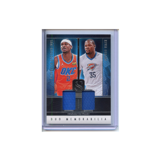 Shai-Gilgeous-Alexander/-Kevin-Durant-Duo-Memorabilia-2024-Silhouette-Vorderseite