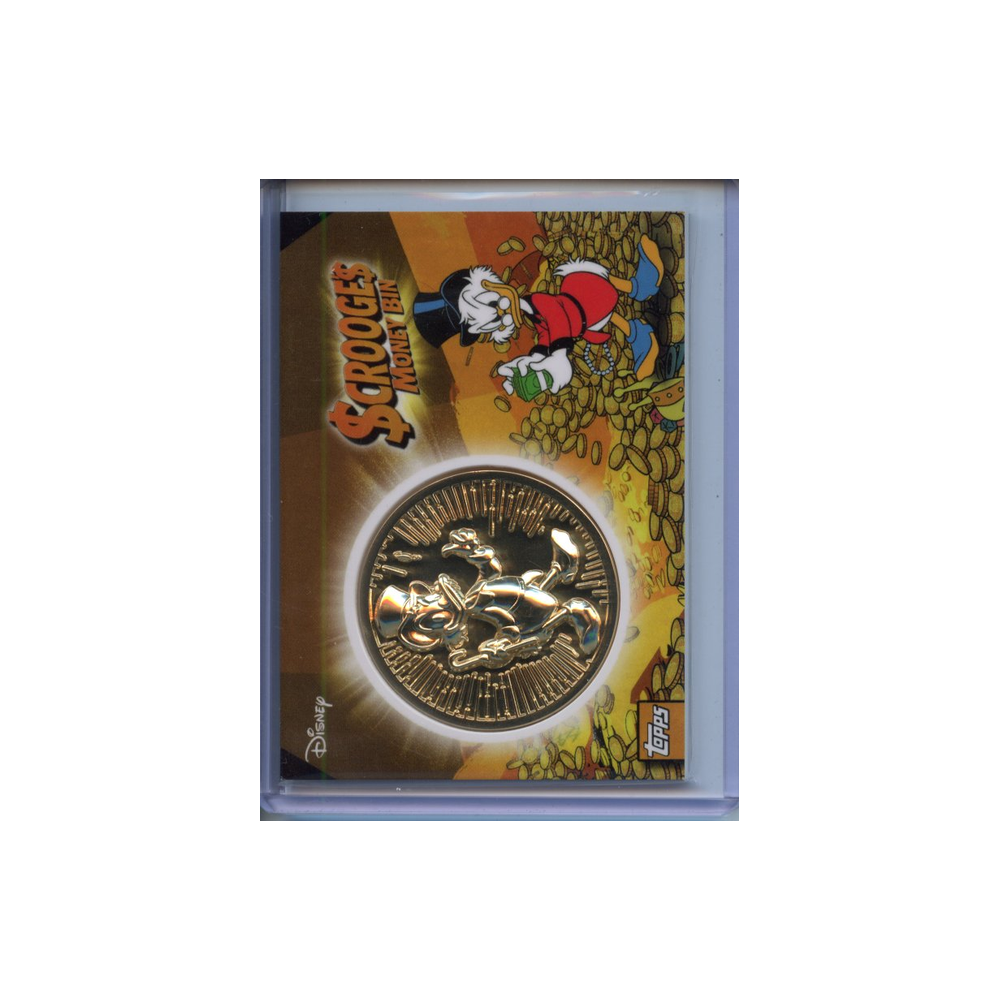 Scrooge's-Money-Bin-Manufactured-Coin-Relic-2025-Topps-Chrome-Disney-Vorderseite