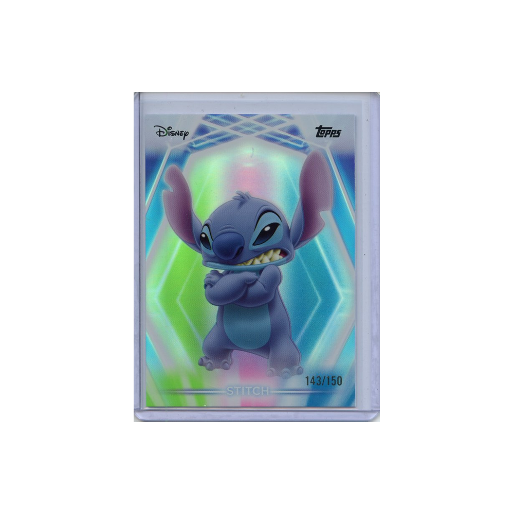 Stitch-Pink/Green/Blue-/150-2026-Topps-Disney-Neon-Vorderseite