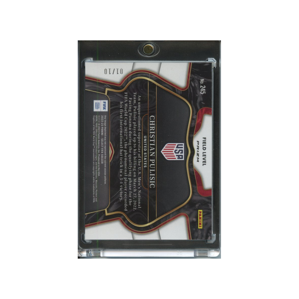 Christian-Pulisic-Gold-Wave-/10-2022-Select-Rückseite