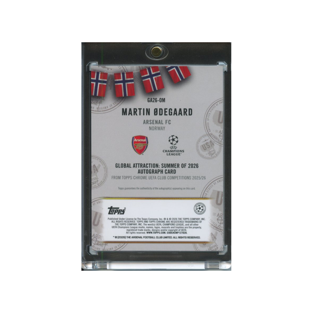 Martin-Odegaard-Autograph-Global-Attraction-/99-2025-Topps-Chrome-Rückseite