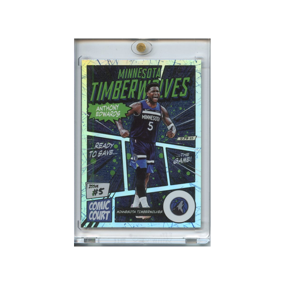 Anthony-Edwards-Comic-Court-2025-Topps--Vorderseite