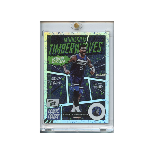 Anthony-Edwards-Comic-Court-2025-Topps--Vorderseite
