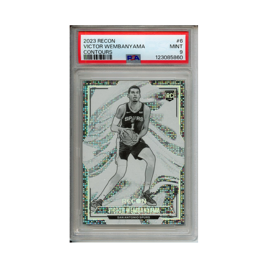 Victor-Wembanyama-Contours-2023-Recon-PSA-9-Vorderseite